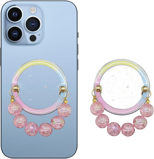Wome Phone Keychain Holder: Keychain Holder for Magsafe with 2 Detachable Rings Magnetic