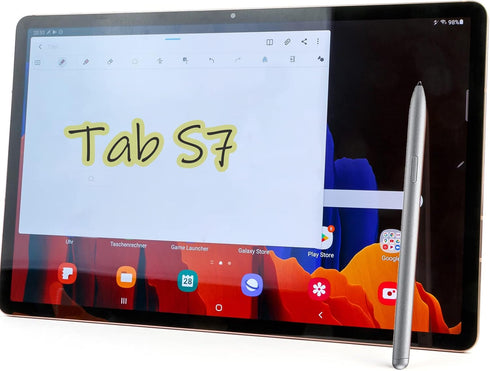 Tab S7 S Pen Without Bluetooth Replacement for Samsung Galaxy Tab S7/S7 Plus with 5 Nibs (Silver)
