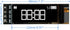 MTDELE 3Pcs 0.91 Inch 3.3V-5V 4Pin OLED Display IIC DC White OLED Screen Module Compatible with for Arduino Raspberry