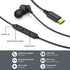 USB C Headphones - Magnetic Noise Canceling Earbuds with Mic for iPhone 15 Pro Max, iPad Pro, Samsung Galaxy S20, Note