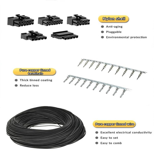 24 Pin to 8 Pin ATX Power Supply Adapter Cable for DELL Optiplex 3020, 7020, 9020, Precision T1700