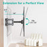 WALI Full Motion TV Wall Mount for 32-70 inch Flat Curved TV, Swivel Extension Tilting Bracket
