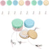 NUOBESTY 12 Pcs Macaron Phone Screen Cleaner Wipes, Decorative Pendant Lanyards, Random Color