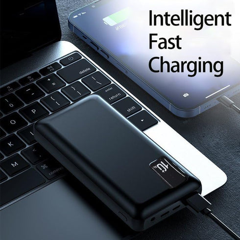10000mAh Dual USB Portable Charger, 5V/2A Fast Charger with LED Display