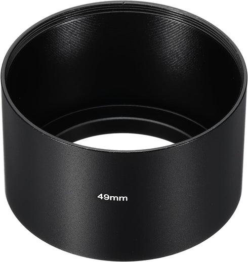 PATIKIL 49mm Lens Hood, Long Focus Anti-reflective Inside Frosted Surface Hood for Nikon, Fujifilm, Pentax, Leica