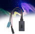 Qiilu Bluetooth Adapter for Alpine CDA 9884, Car Radio Aux Cable with Microphone Handsfree Adapter for KCE-236B