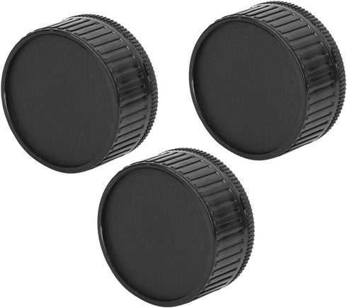 3 * Lens & 3 * Camera Body Rear Lens Cover for Leica M Mount - Black