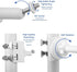 Outdoor Camera Mount, Pole Mount Bracket for Security Cameras, Battery Cameras, Outdoor Trail Camera or Solar Panels, 360° Rotating Adjustable Surveillance Camera Bracket with 2 Rings, 2 Cords