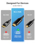 8K 1.5Ft, 8K@60Hz, 4K@120Hz 3D 48Gbps Micro HDMI to HDMI Adapter Micro HDMI Male to HDMI Female Cable with HDR High