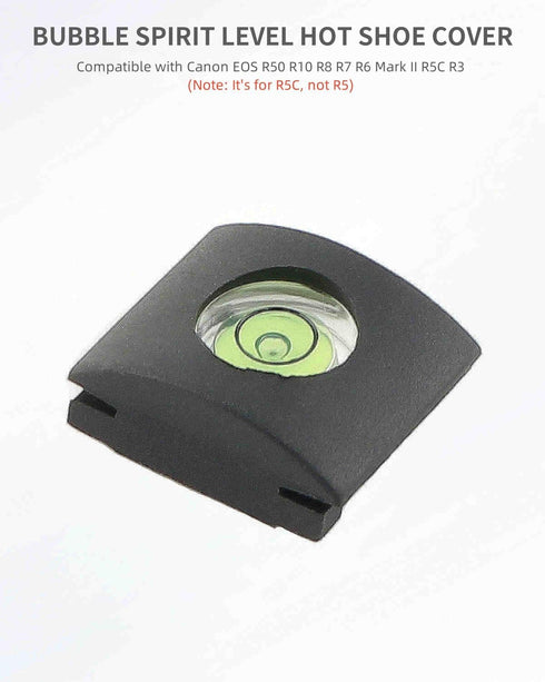 Camera Eyecup Viewfinder Eyepiece + Bubble Spirit Level Hot Shoe Cover Kit for Canon EOS R50 R10 R8 R7 R6