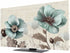 Yukro Victorian Style Indoor TV Dust Cover, Vintage Blue Flowers Broccoli Elastic TV