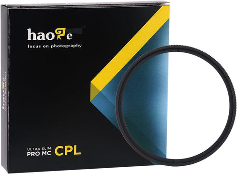 Haoge 77mm MC CPL Multicoated Circular Polarizer Filter for Canon 70-200mm f/2.8L, 17-40mm f4L, 100-400mm f/4.5-5.6L,