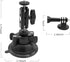LSYRIA 1/4" 360 Insta360 X3, Double Layer Suction Cup Mount with Double Ball Head Magic Arm, Screw Rotating Camera