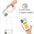 MRRSIWEI 16 16 16 for iPhone Plus Case for Women, Crossbody Wallet Case with Card Slot Lanyard Wrist Strap ShockPlusof
