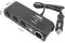 XINFENG 4 Way Car Charger Splitter Power Adapter with Multi Socket Dual USB 12V-24V