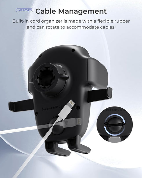 iOttie Easy One Touch Advanced CD Slot Car Phone Mount - Universal Cell Phone Holder for iPhone, Google, Samsung, LG
