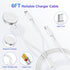 Upgraded Apple Watch Charger, 2 in 1 USB C Magnetic iWatch Charger Cord & USB-C to L Cable 6FT, Fast Charging