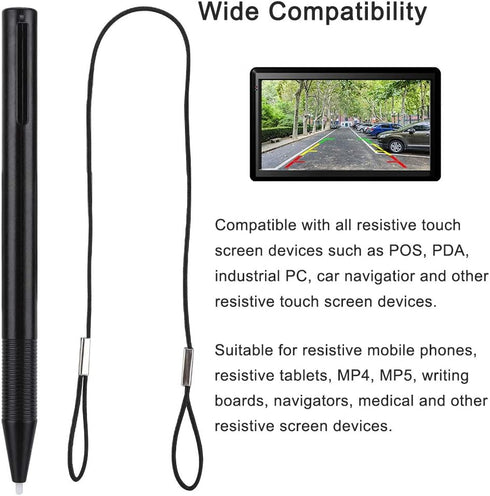 ASHATA Stylus Pen, Touch Screen Painting Pen with Telescopic Rope for POS PDA Navigator