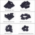 USB Cover Port Plug Caps - 30Pcs 6 Type Silicone Anti Dust Cover Laptop Port Protection Stoppers for USB Type-C, Headphone Port, HDMI, USB Type-A Plugs with Cleaning Brush Kit