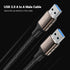 USB 3.0 Male to Male Extension Cable, USB A Male to Male Cord, Works with Laptop Cooling Pad, External Hard Drive