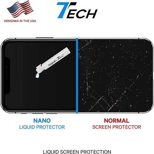 7TECH Phone Scratch Remover & Cracked Repair Liquid Glass Screen Protector - Universal Nano Protection for All Phones,