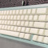 114 Keys White Jade Keycaps PBT Doubleshot Cherry Profile Keycap Set for 61/87/104/108 Mechanical Keyboard