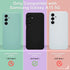 Samsung Galaxy A15 5G Case, Silicone Phone Cover with 1 Screen Protector, Soft Anti-Scratch Shockproof Slim (Black)