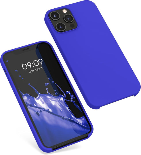 kwmobile Case Compatible with Apple iPhone 12 Pro Max - TPU Silicone Phone Cover with Soft Finish, Baltic Blue