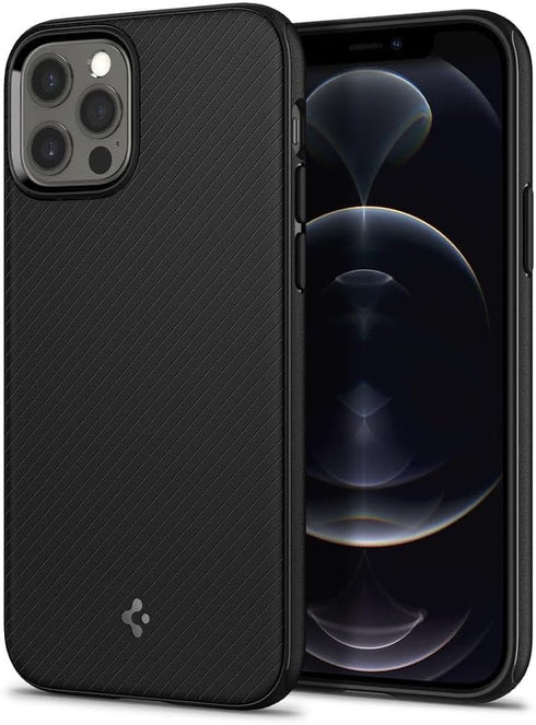 Spigen 12 12 Mag Armor Case Compatible with iPhone Pro and Compatible with iPhone - Matte Black