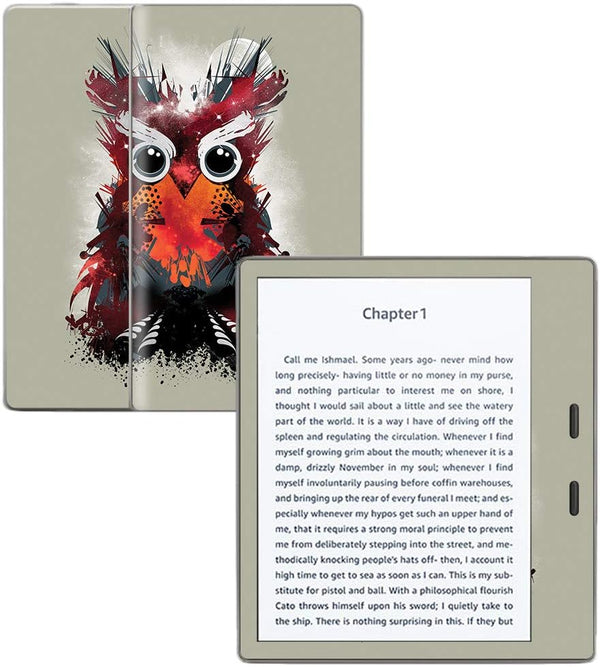 MightySkins Owl Universe Skin for Amazon Kindle Oasis 7" (9th Gen) | Unique Vinyl Decal Wrap Cover | Made in The USA