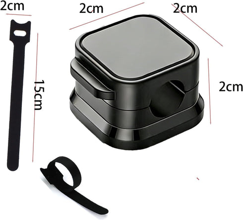 Htydjd 12 PCS Magnetic Cable Clips Cord Holder for Night Stand Magnetic Cable Organizer Desk Adhesive Cord Keepers