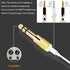 Updated Version 5-Pack Stereo Audio Adapter, 6.35mm (1/4 inch) Male to 3.5mm (1/8 inch) Female Headphone Jack