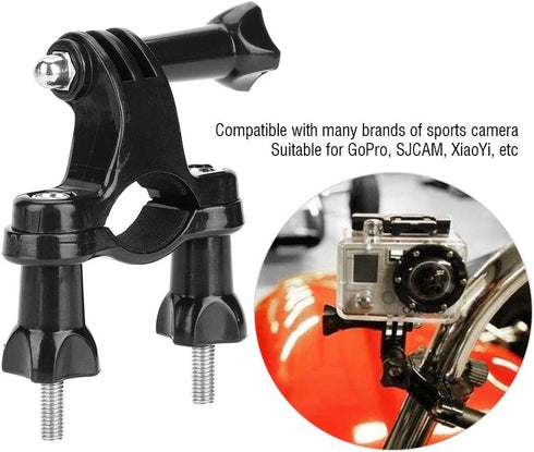 Pomya Bicycle Handlebar Mount, Bike Clip Fixed Bracket for Action Camera Holder, Mountain Biking & Road Cycling