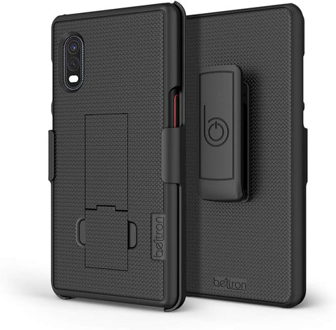 BELTRON Heavy Duty Case for Samsung Galaxy XCover Pro G715 (AT&T FirstNet Verizon) with Swivel Belt Clip, Secure Fit &