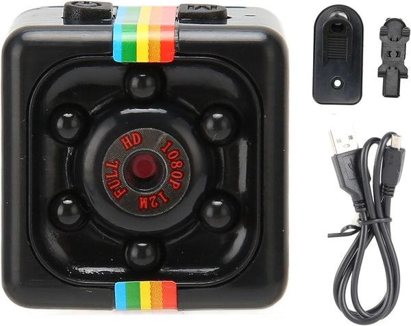 Jinlorion Mini Camera 1080P HD with Night, 140 Degree Wide Angle Lens, Small