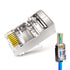 20PCS Cat6 Cat 6A Shielded Pass Through RJ45 Connectors, Premium Gold Plated Modular Plugs for Solid or Stranded