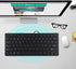 Mini Portable Wired Spanish Keyboard Ñ, USB Interface for Desktop Computer, 78 Keys