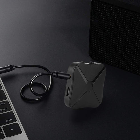 Bluetooth Transmitter Receiver, ASHATA KN319 Wireless Bluetooth 4.2 Stereo Audio Receiver Adapter for Car Home Speaker