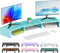 Dual Monitor Stand for Desk, Metal Computer Stand, Desk Shelf Riser,Desktop Organizer