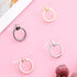 4 Pcs Diamond Cell Phone Ring Holder Stand, Transparent Finger Grip Clear Phone Ring Grip for Back of Phone Compatible