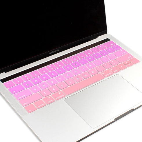 Batianda Ultra Thin Gradient Color Keyboard Cover Protector for 13 inch and 15 inch MacBook Pro