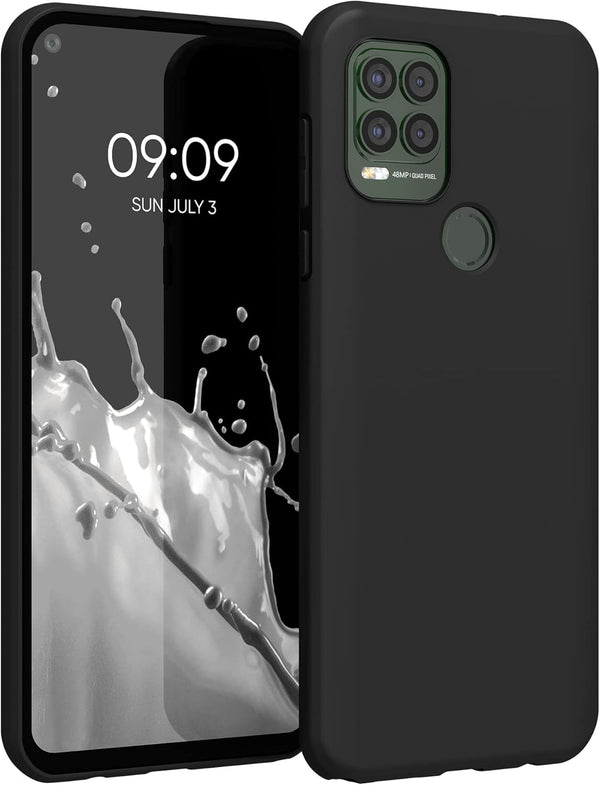 kwmobile Case Compatible with Motorola Moto G Stylus 5G, Soft Slim Protective TPU Silicone Cover (Black Matte)