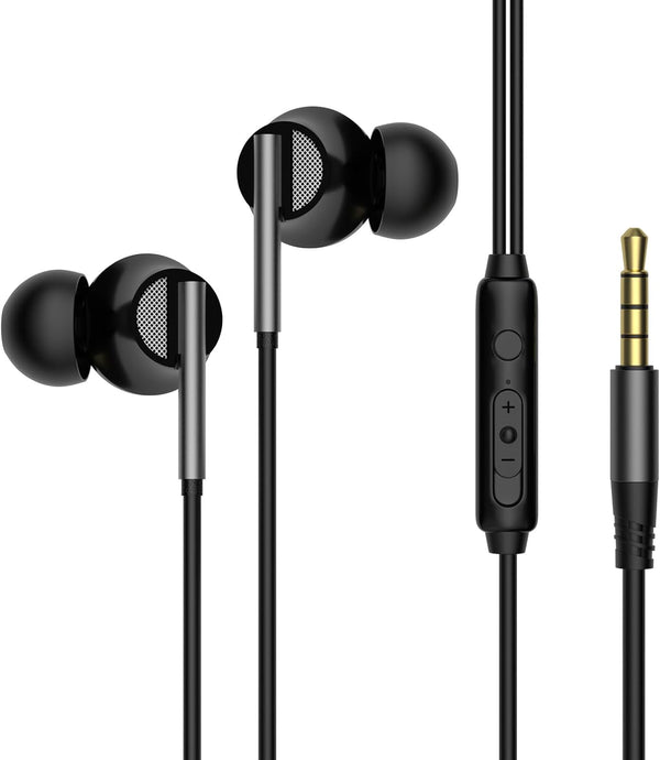 viken Wired Earbuds with Microphone Volume Control, Stereo Heavy Bass Earphones, Noise Isolation in-Ear Headset