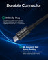 USB C to USB C Cable, 60W 3A Fast Charging USB C Charger Cable, 3+5+6.6ft, Aluminum Shell Type C to Type C Cable for