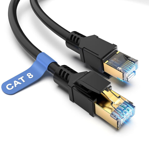 BIFALE Cat 8 Ethernet Cable 6 FT, Cat8 Network Cable 40Gbps 2000MHz,