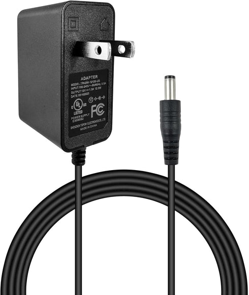 TIGERSECU UL Certified Security Camera Power Adapter, 12V 1A 100V-240V, 2.1x5.5mm Power Supply, Compatible with Lorex,