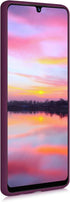 kwmobile Case Compatible with Samsung Galaxy A42 5G - Soft Slim Protective TPU Silicone Cover - Bordeaux