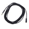 Healifty 3 Meter Cord Microphone Headphone Mic 3.5mm Extension Cable for Speakers, Cellphones, and Computers (Black)
