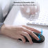 Wireless Bluetooth Mouse for iPad, iPhone, MacBook, Android, Dual-Mode Rechargeable Mice for Windows Laptop PC