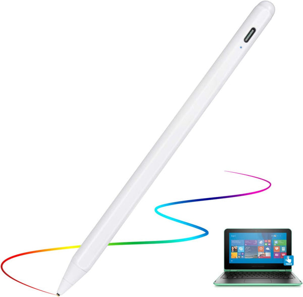 Stylus Pens for Samsung Galaxy Tab A9+/A8/A7 - Evach Capacitive Digital Pencil with 1.5mm Ultra Fine Tip, White